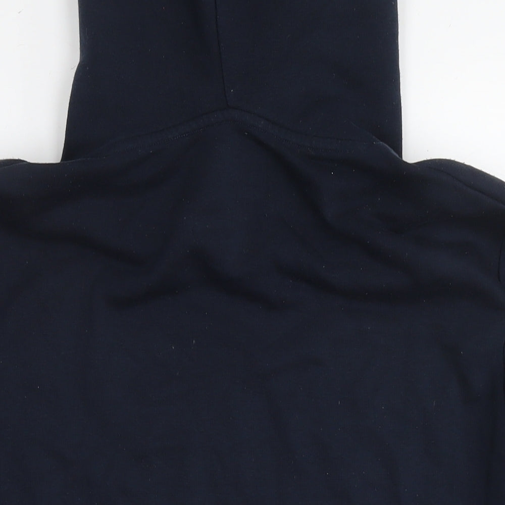 Indicore Mens Blue Cotton Pullover Hoodie Size M