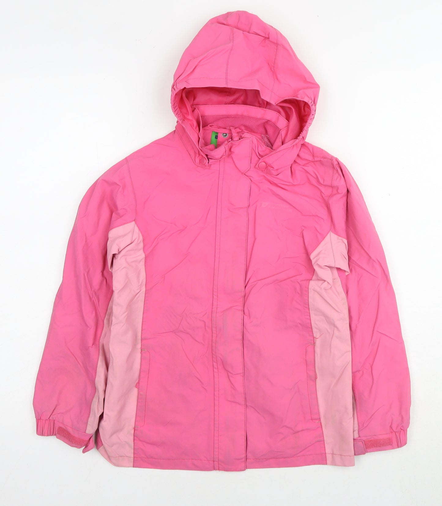 Mountain Warehouse Girls Pink Jacket Size 9-10 Years Zip - Technical