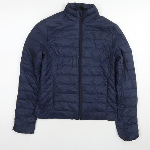 Jack Wills Womens Blue Jacket Size 6 Zip
