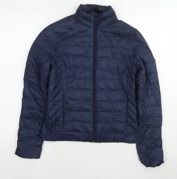 Jack Wills Womens Blue Jacket Size 6 Zip