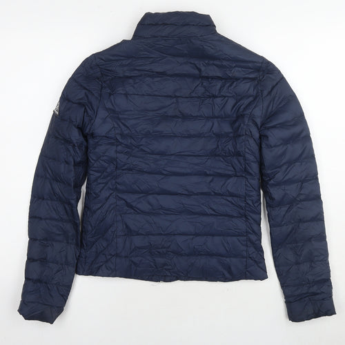 Jack Wills Womens Blue Jacket Size 6 Zip