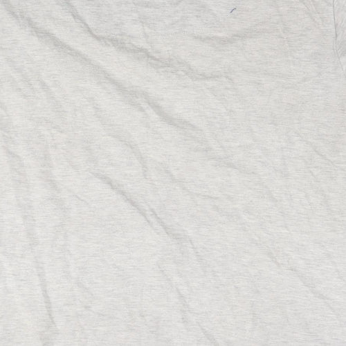 Disney Womens Grey Cotton Basic T-Shirt Size 14 Round Neck - Mickey Mouse Love Minnie Mouse Size 14-16