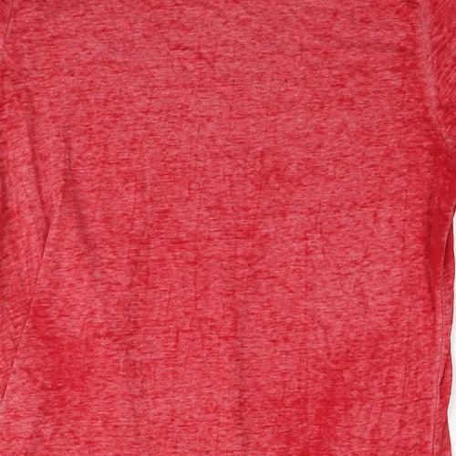 Coca-Cola Womens Red Polyester Basic T-Shirt Size XL Round Neck