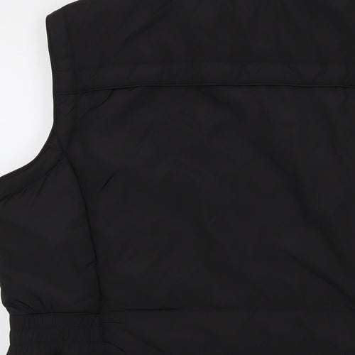 Maine Womens Black Jacket Waistcoat Size 14 Zip