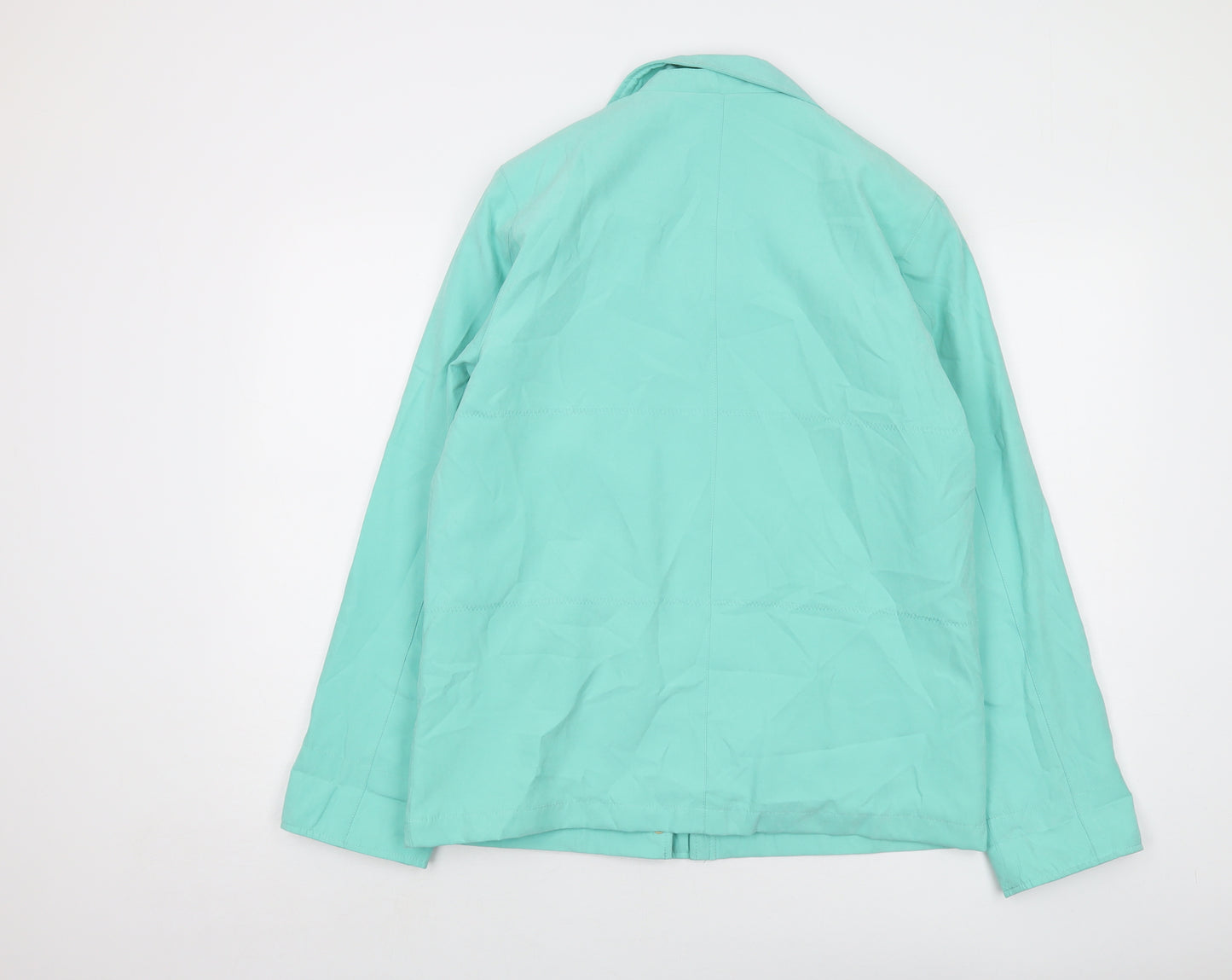 Finesse Womens Green Jacket Size 12 Zip