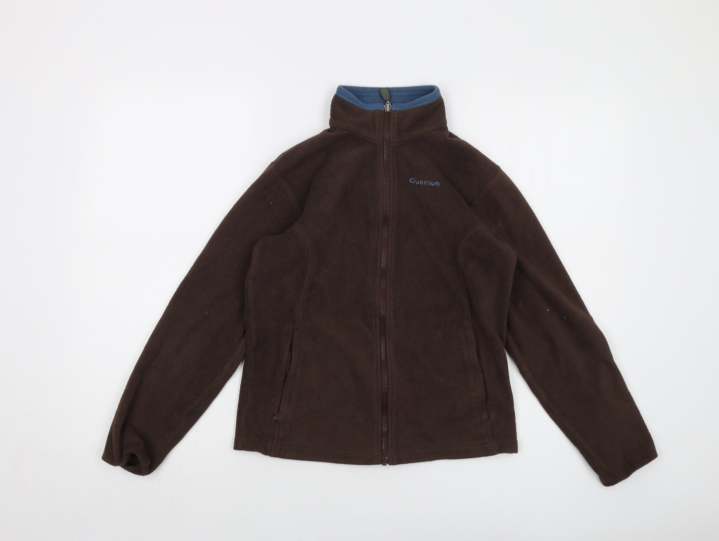 Quechua Boys Brown Jacket Size 12 Years Zip