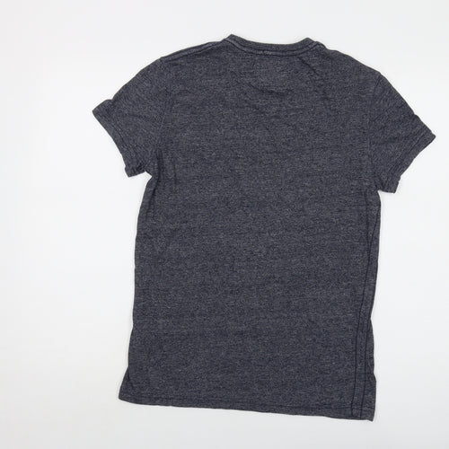 Jack Wills Mens Blue Cotton T-Shirt Size S Crew Neck