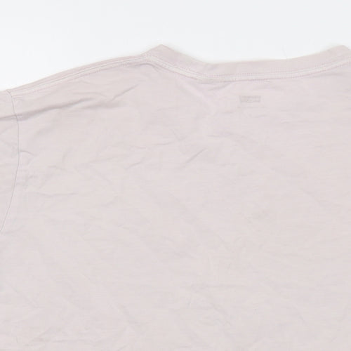 Levi's Womens Pink Cotton Basic T-Shirt Size S Crew Neck