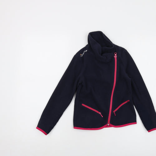 Fouganza Girls Blue Jacket Size 8 Years Zip
