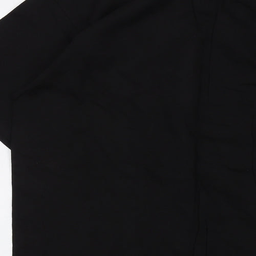 Alcatraz Mens Black Cotton T-Shirt Size L Crew Neck