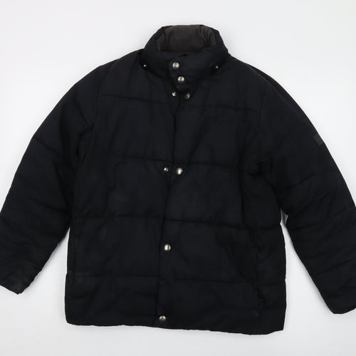 Gap Boys Black Jacket Size 12-13 Years Zip