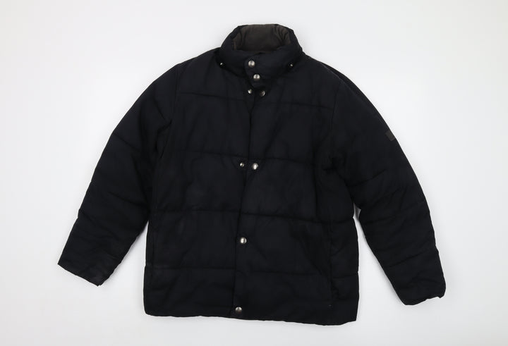 Gap Boys Black Jacket Size 12-13 Years Zip