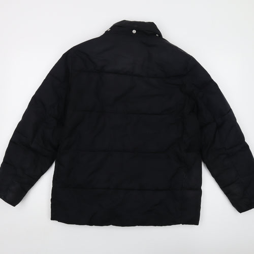 Gap Boys Black Jacket Size 12-13 Years Zip
