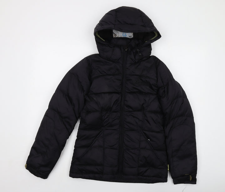 Burton Womens Black Puffer Jacket Jacket Size XS Zip
