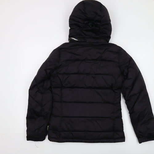 Burton Womens Black Puffer Jacket Jacket Size XS Zip