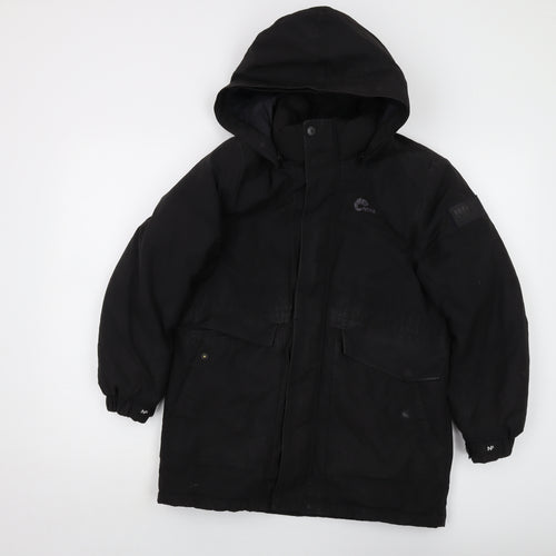 Nepa Boys Black Jacket Size 10 Years Zip