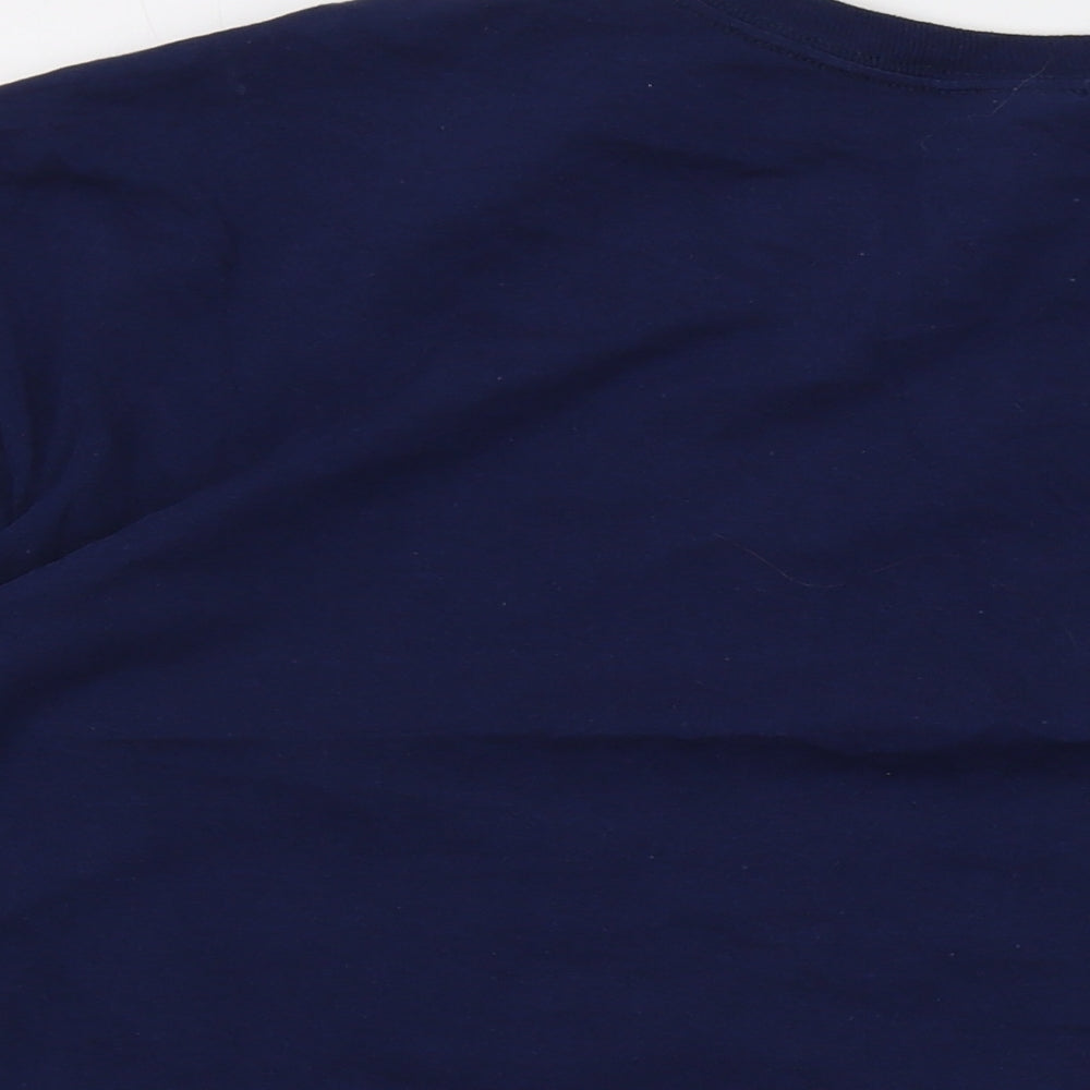 Prairie Mountain Mens Blue Cotton T-Shirt Size XL Crew Neck