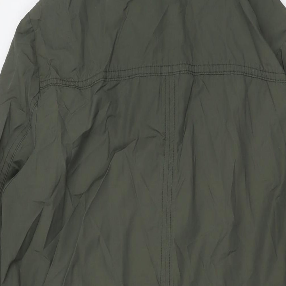 Fat Face Womens Green Parka Jacket Size 10 Zip