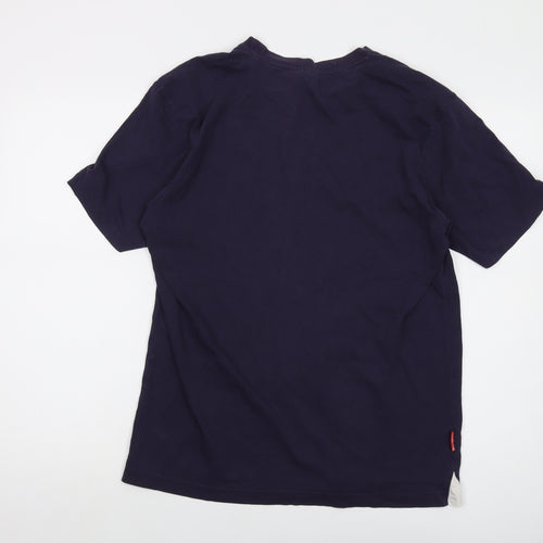 Slazenger Mens Blue Polyester T-Shirt Size M Crew Neck