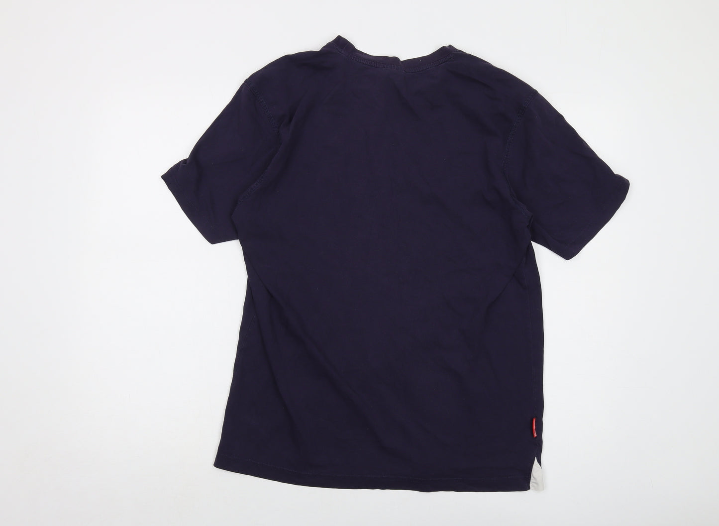 Slazenger Mens Blue Polyester T-Shirt Size M Crew Neck