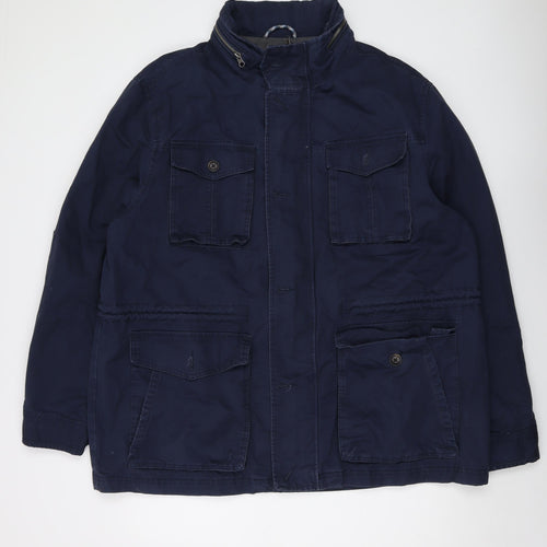 MANTARAY PRODUCTS Mens Blue Jacket Size 2XL Zip