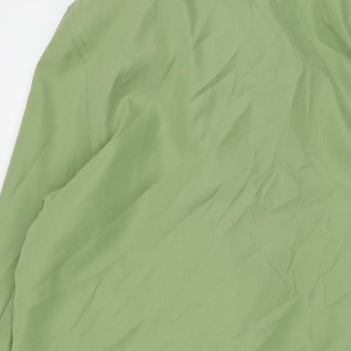 Marks and Spencer Womens Green Jacket Size 12 Zip