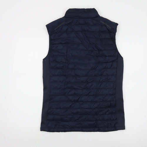 GOODMOVE Mens Blue Jacket Waistcoat Size S Zip