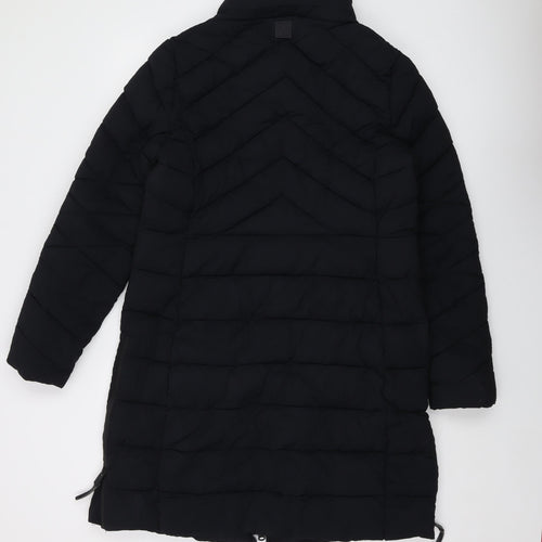 Marks and Spencer Womens Black Jacket Size 14 Zip