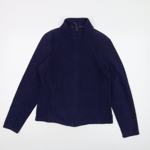 Marks and Spencer Womens Blue Jacket Size 12 Zip