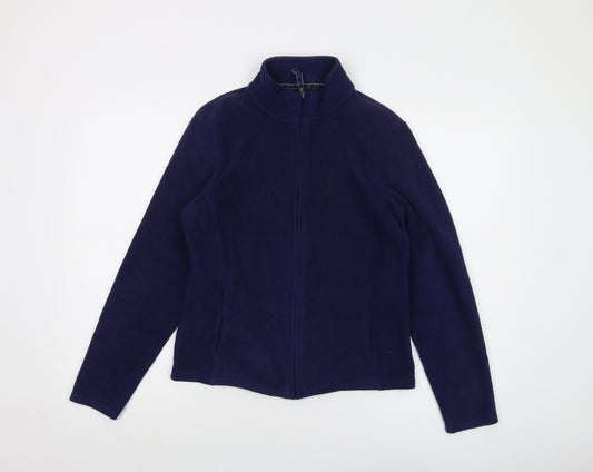 Marks and Spencer Womens Blue Jacket Size 12 Zip