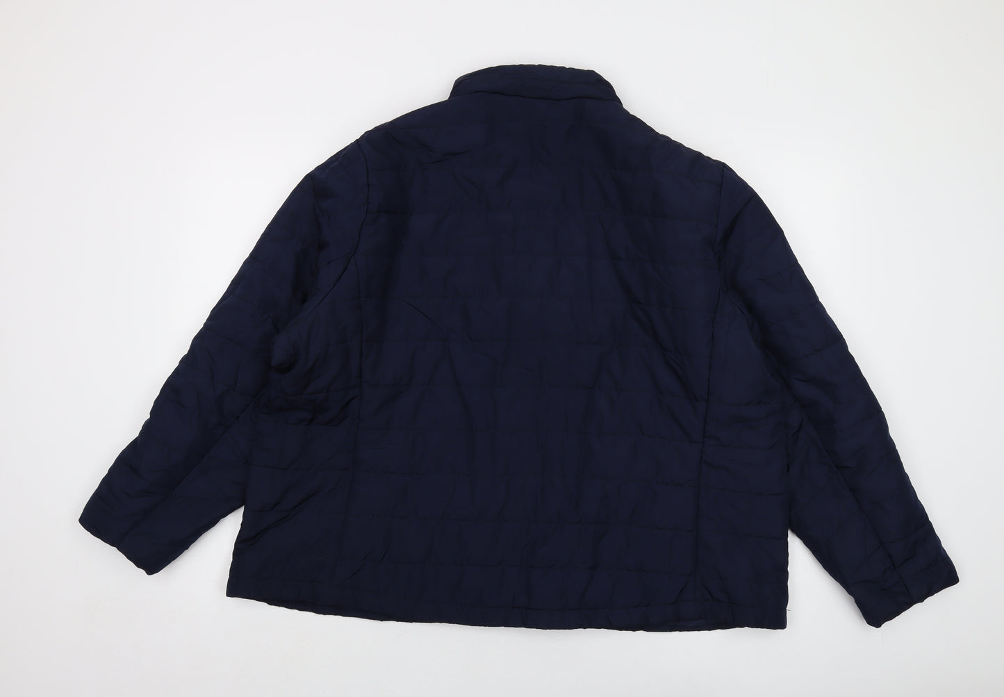 Marks and Spencer Womens Blue Jacket Size 24 Zip