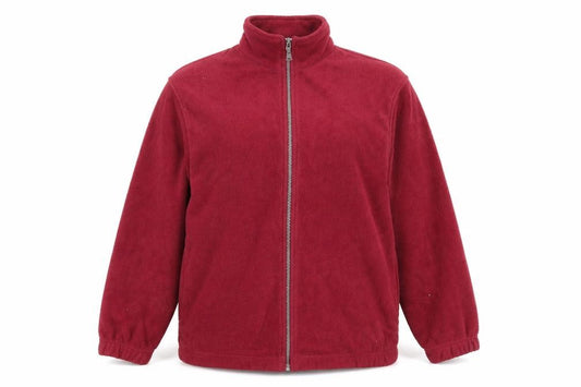 Front view of Classics women’s pink jacket, size UK 12, zip