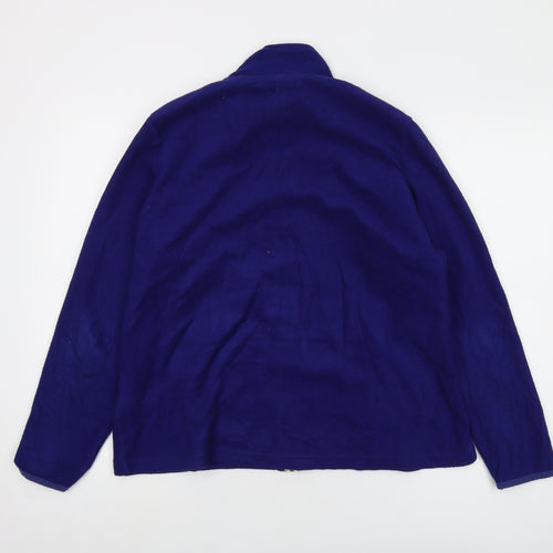 Marks and Spencer Womens Blue Jacket Size 16 Zip