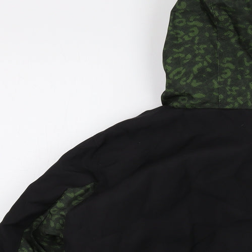 No Fear Boys Black Jacket Size 13 Years Zip