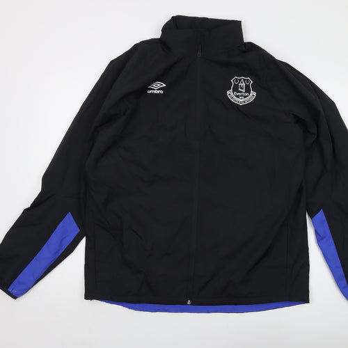 Umbro Womens Black Jacket Size XL Zip - Everton