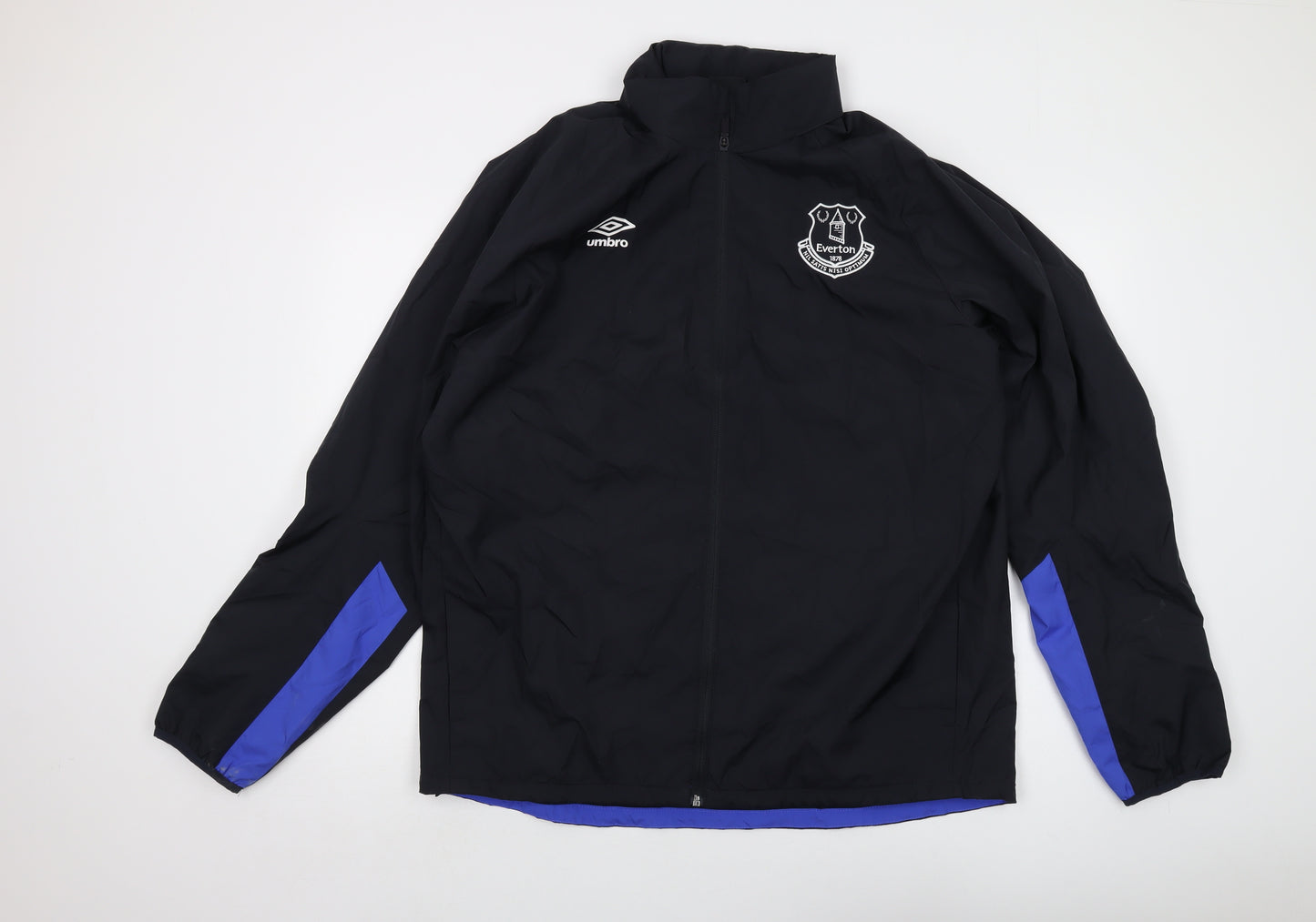 Umbro Womens Black Jacket Size XL Zip - Everton