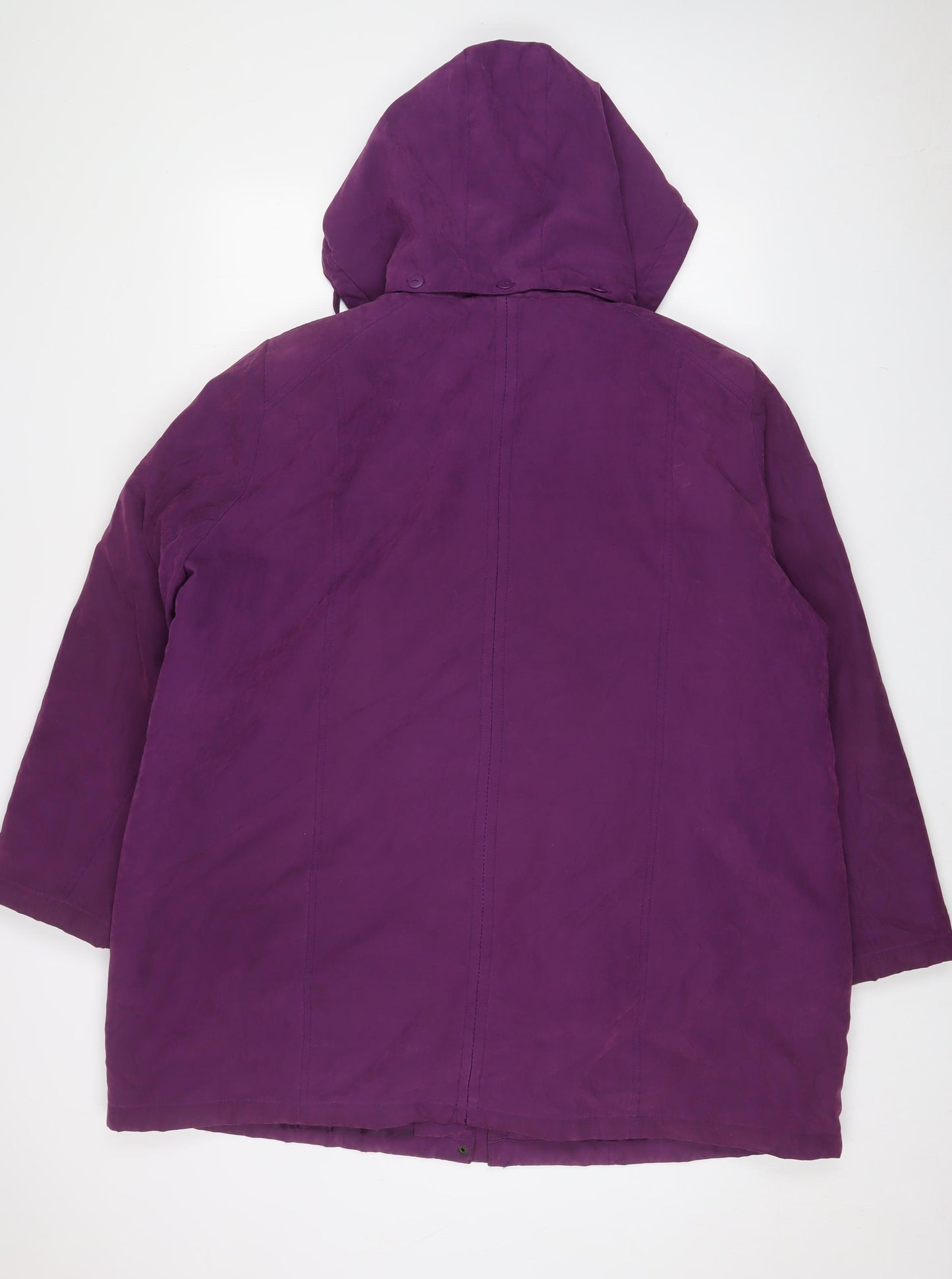 Bonmarché Mens Purple Jacket Coat Size XL Zip