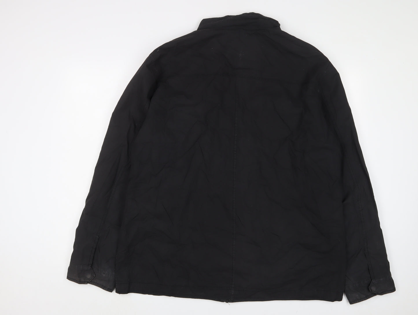 BHS Mens Black Jacket Size XL Zip