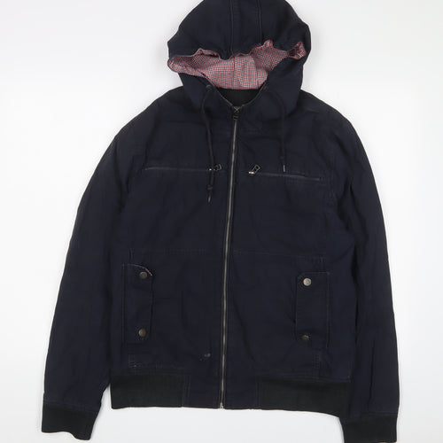 Topman Mens Blue Jacket Size M Zip