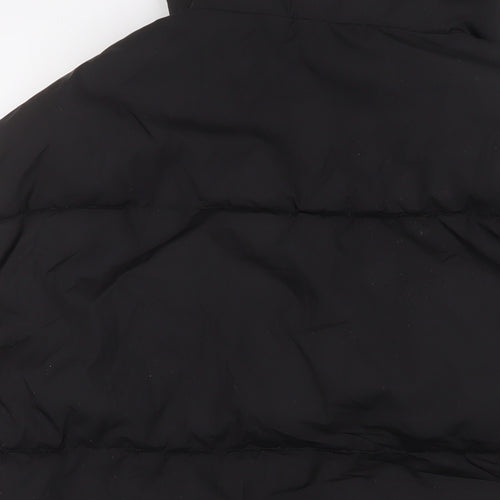 H&M Womens Black Gilet Jacket Size XS Zip