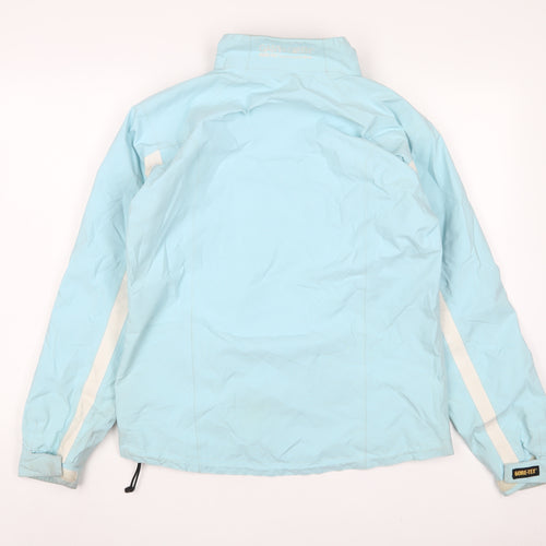 Galvin Green Womens Blue Rain Coat Jacket Size 10 Zip