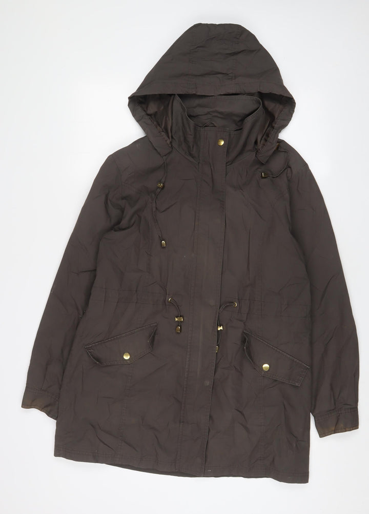 EWM Womens Green Jacket Size 12 Zip