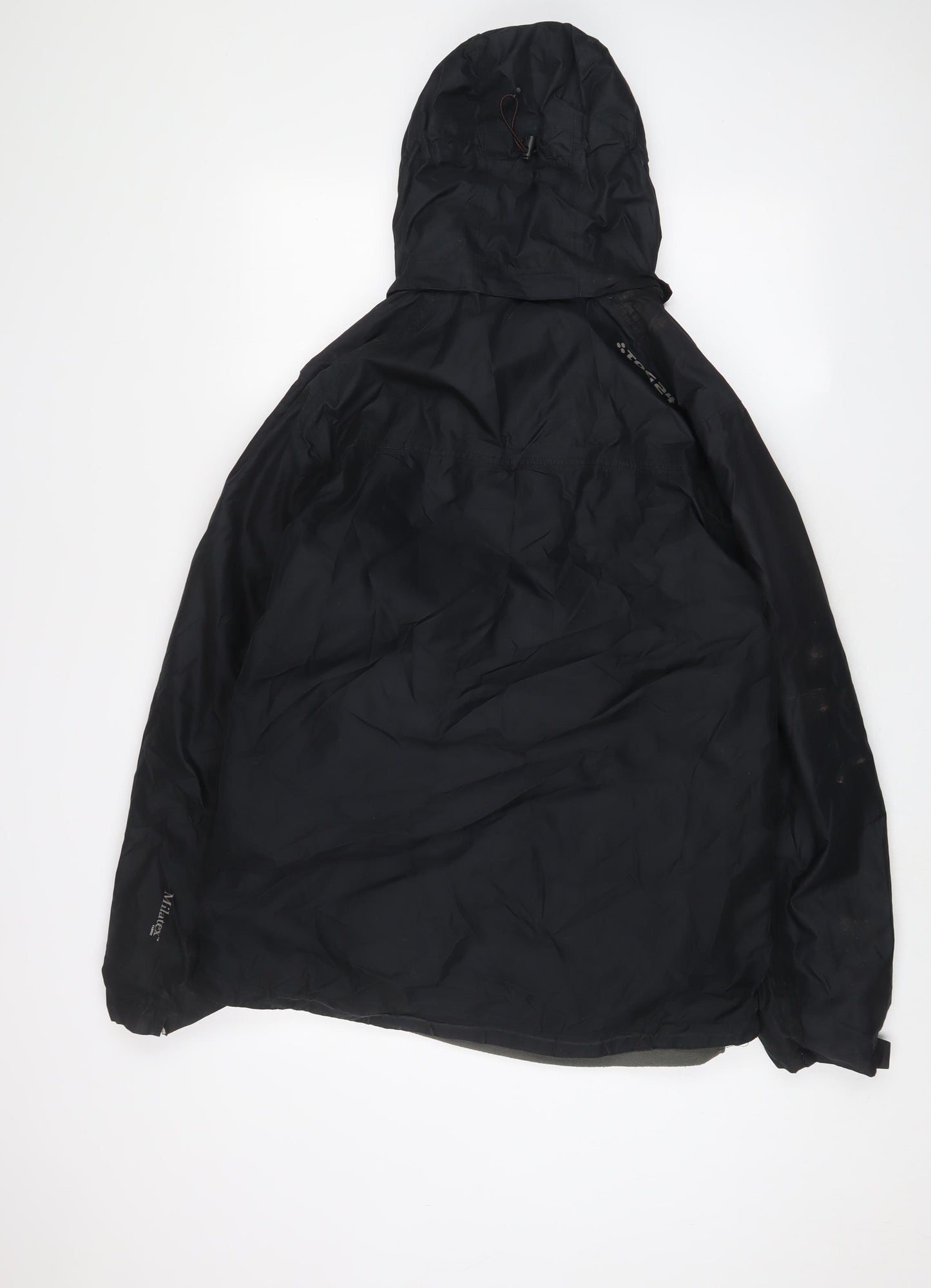 TOG24' Mens Black Jacket Coat Size S Zip - Logo