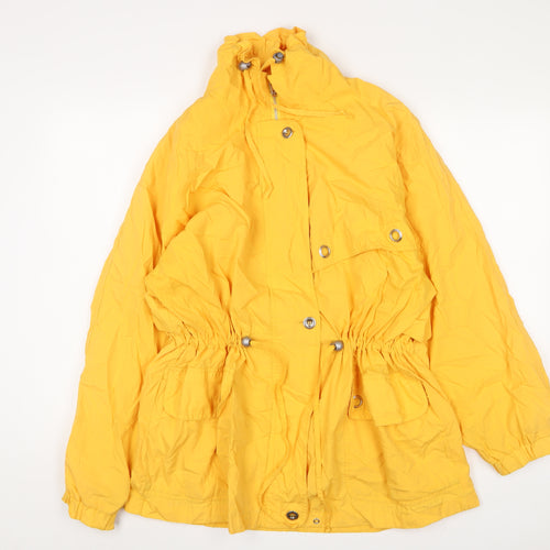 Casual Women Womens Yellow Jacket Size 10 Zip