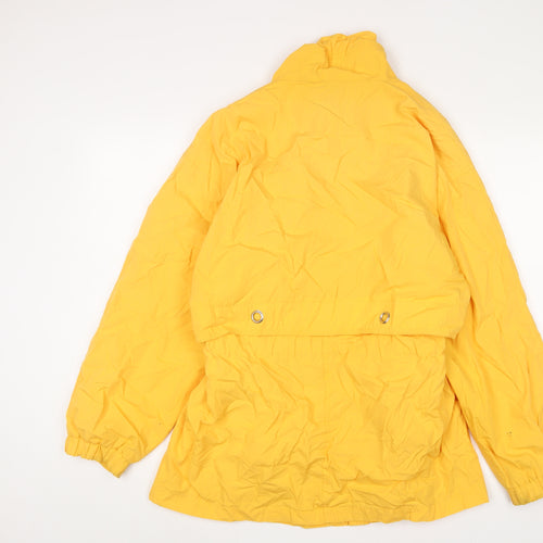 Casual Women Womens Yellow Jacket Size 10 Zip