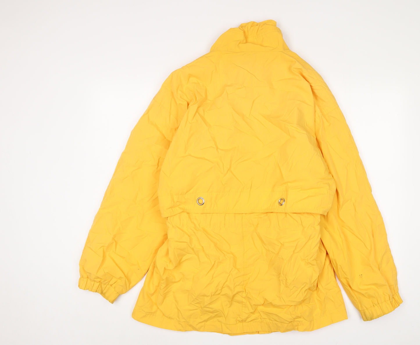 Casual Women Womens Yellow Jacket Size 10 Zip