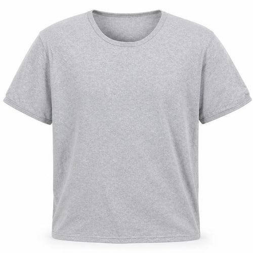 Marks and Spencer Mens Grey Cotton T-Shirt Size M Crew Neck