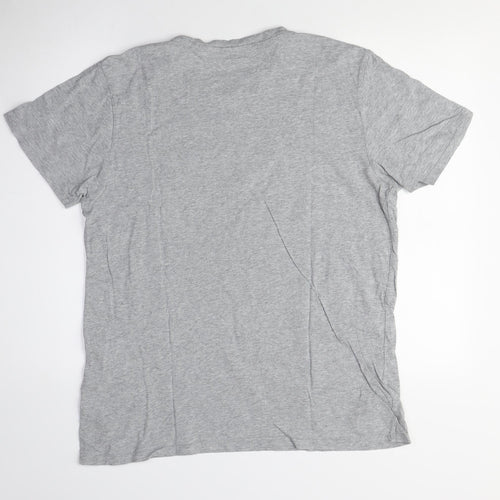 Levi's Men's Grey Graphic T-Shirt L