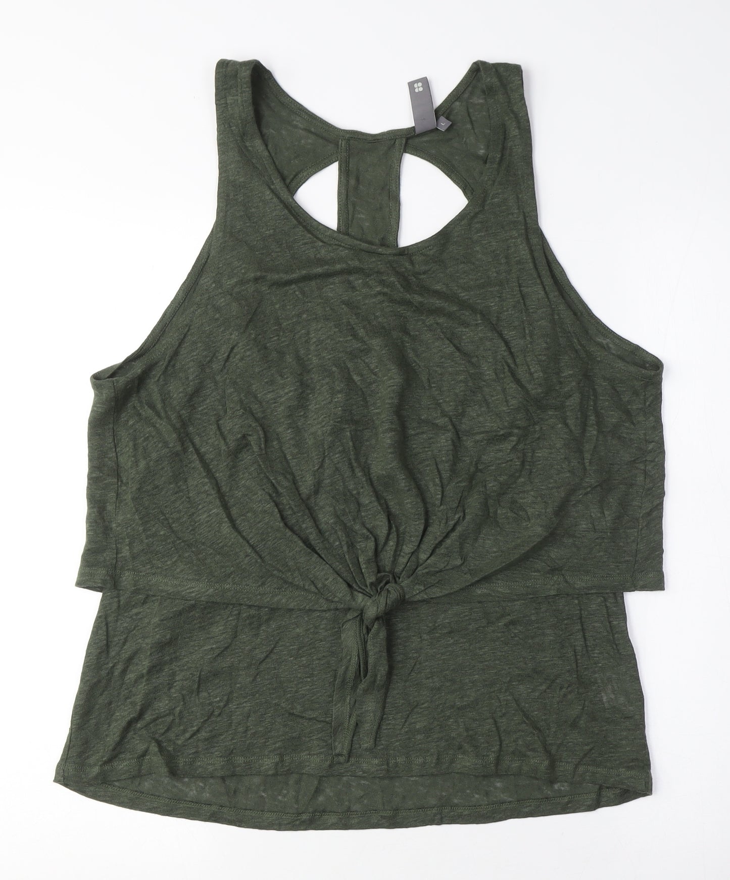 Sweaty Betty Women's Green Sleeveless Tank Top, Size S, Casual Style