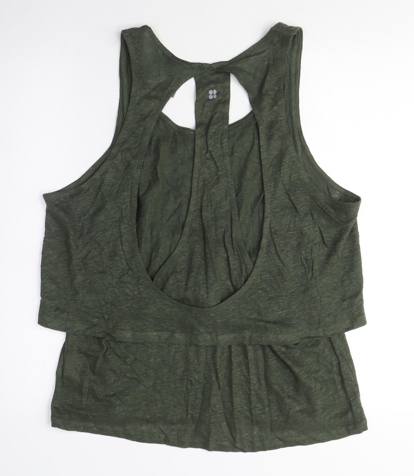 Sweaty Betty Women's Green Sleeveless Tank Top, Size S, Casual Style